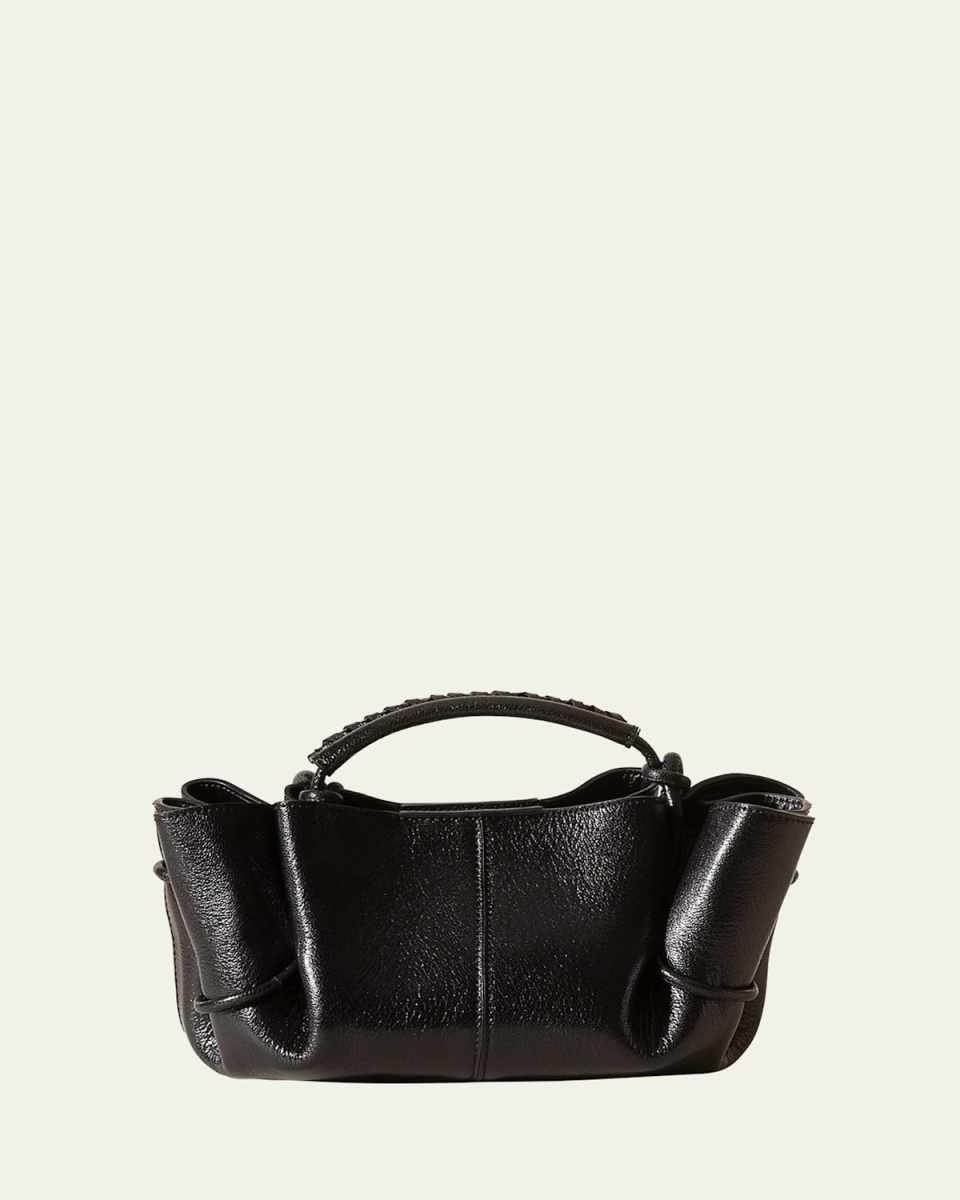 Arta Mini Leather Top-Handle Bag